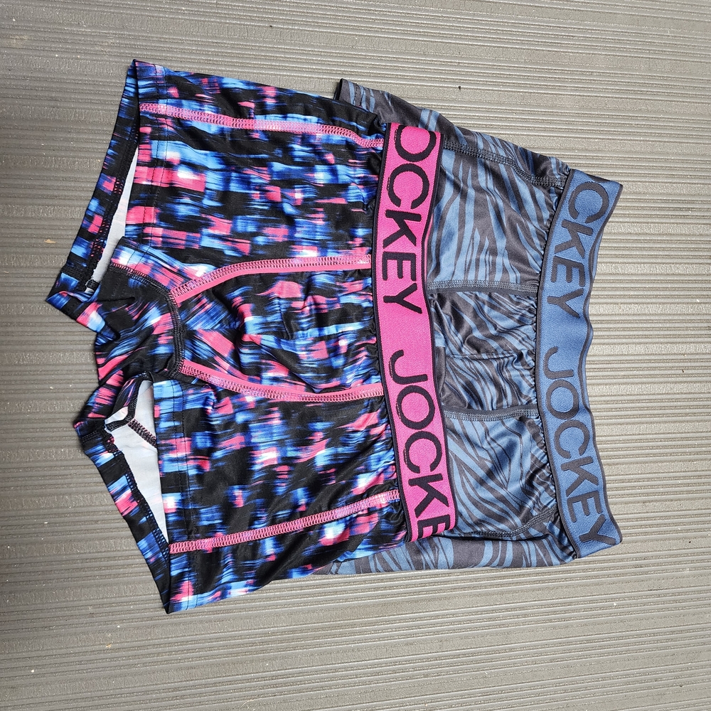 Jockey Sport Mens Microfiber Boxer Breifs 2 PACK NWOT Rare Colors